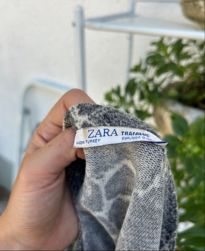 Haut manche longue python Zara - photo numéro 5