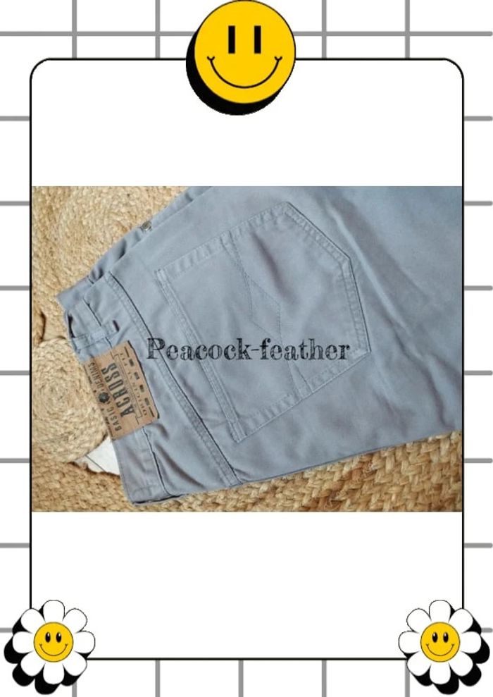 Pantalon gris clair 46 homme acros - photo numéro 3