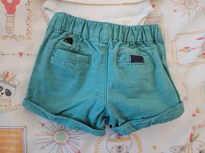 Ensemble t-shirt body + short 6 mois - photo numéro 14