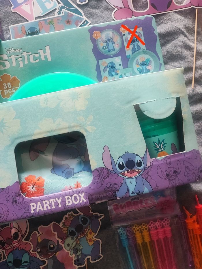 Lots anniversaire stitch - photo numéro 6