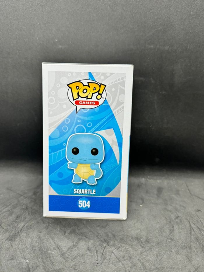 Funko pop Pokémon squirtle / carapuce 504 Flocked EB Exclusive - photo numéro 3