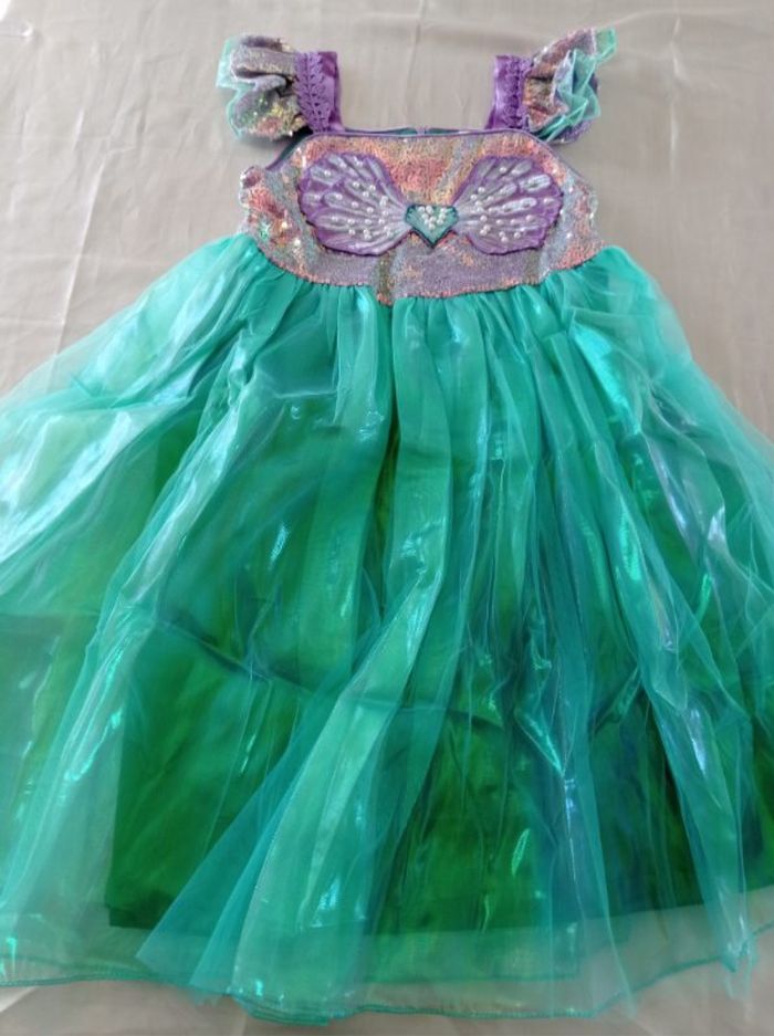 Déguisement robe sirène coquillage et accessoires 5ans - photo numéro 7