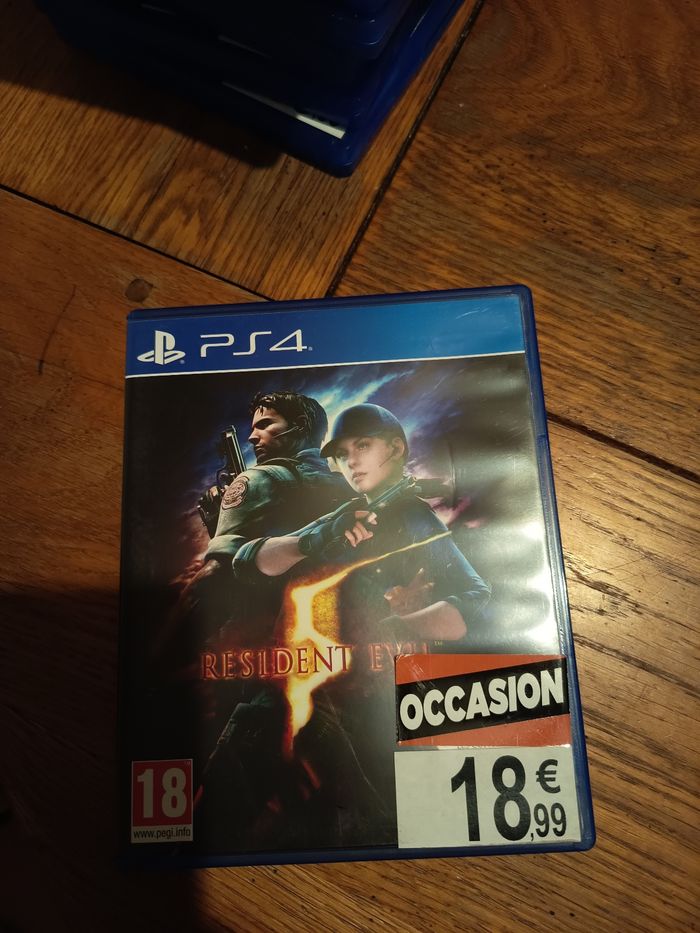 Jeu PS4 résident evil