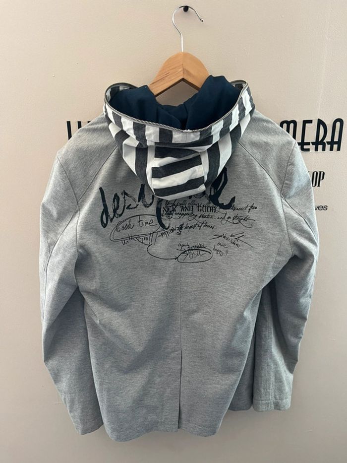 Blazer homme Desigual faux sweat capuche amovible comme neuf - photo numéro 3