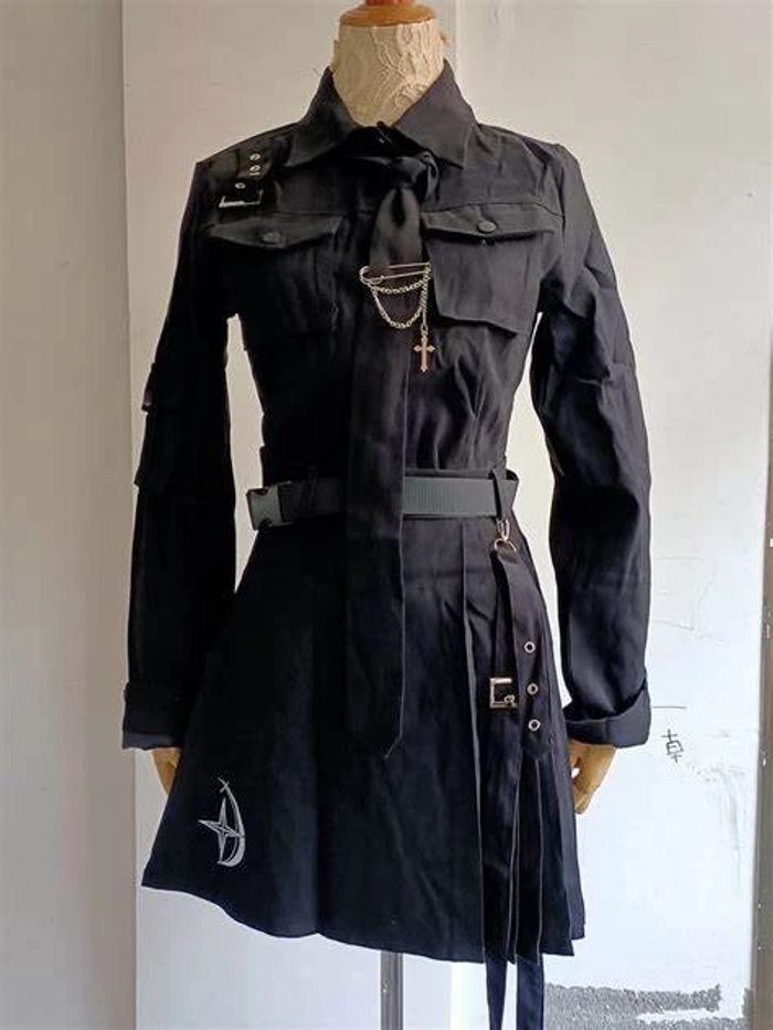 Ensemble jupe et veste noir gothique taille M NEUF (n°31) - photo numéro 3