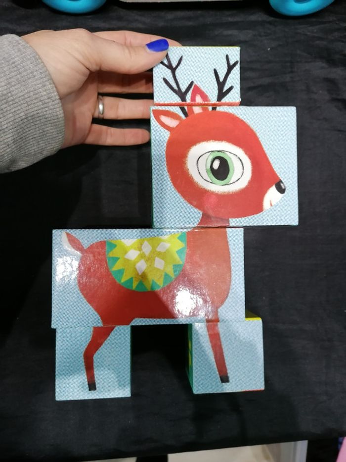 cubes djeco animaux des bois - photo numéro 4