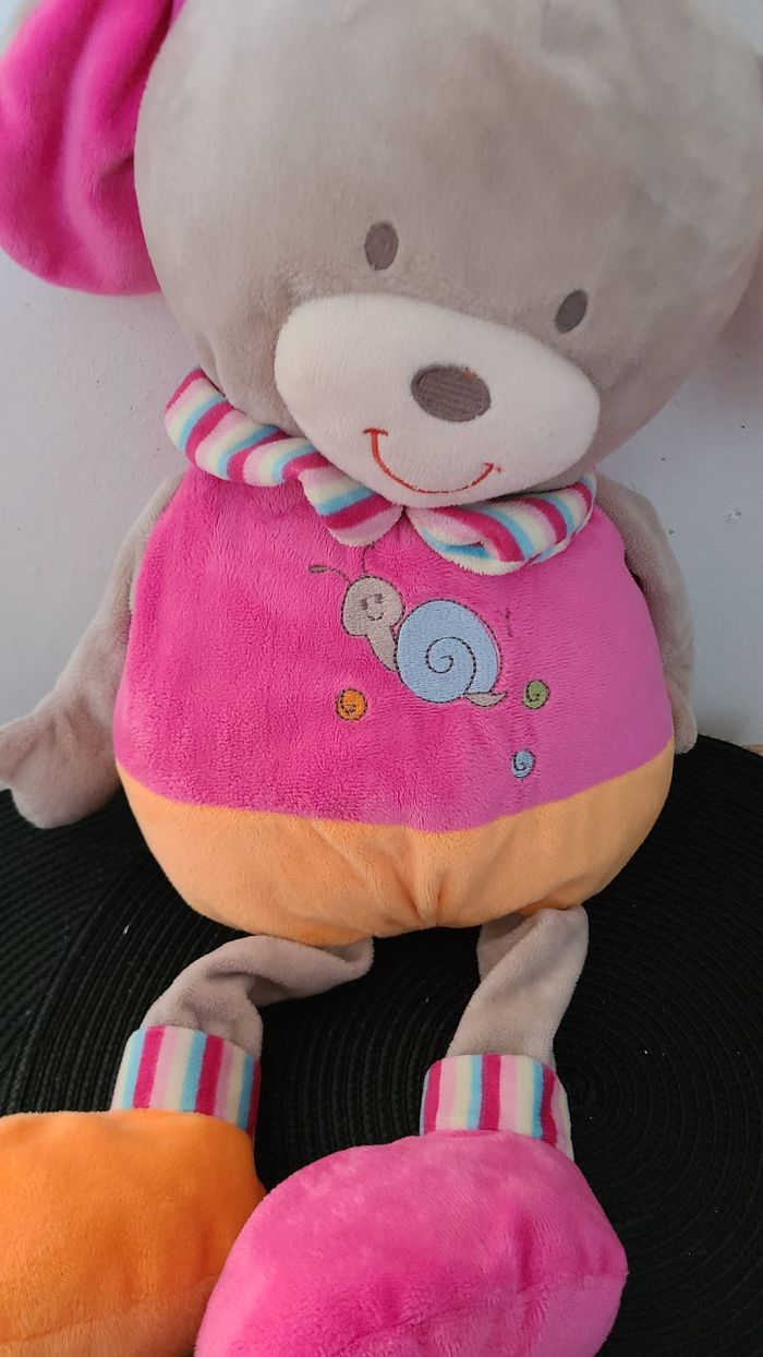 peluche chien 60cm environ escargot - photo numéro 4