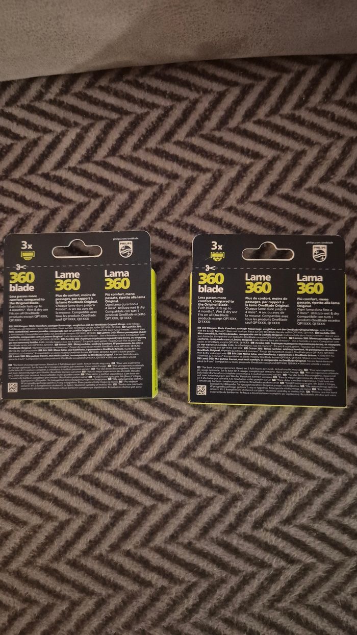 Philips OneBlade lames 360 2x3 - photo numéro 2