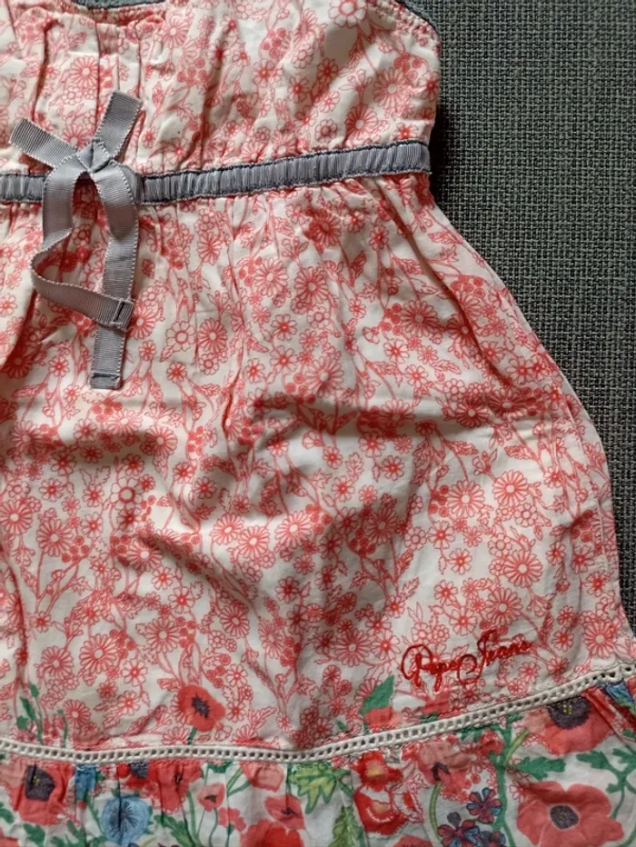 Haut débardeur floral Pepe Jeans 8 ans - photo numéro 2