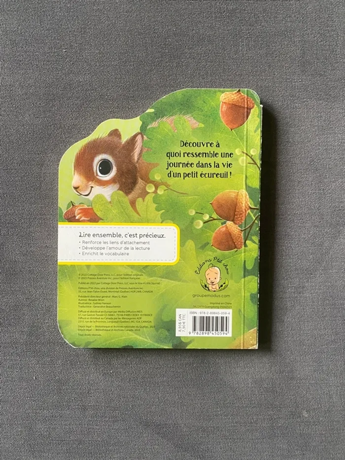 Petit écureuil éditions p'ti chou - photo numéro 2