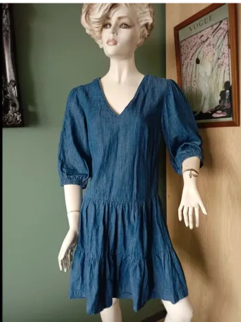 Robe en jean foncée Gémo 36