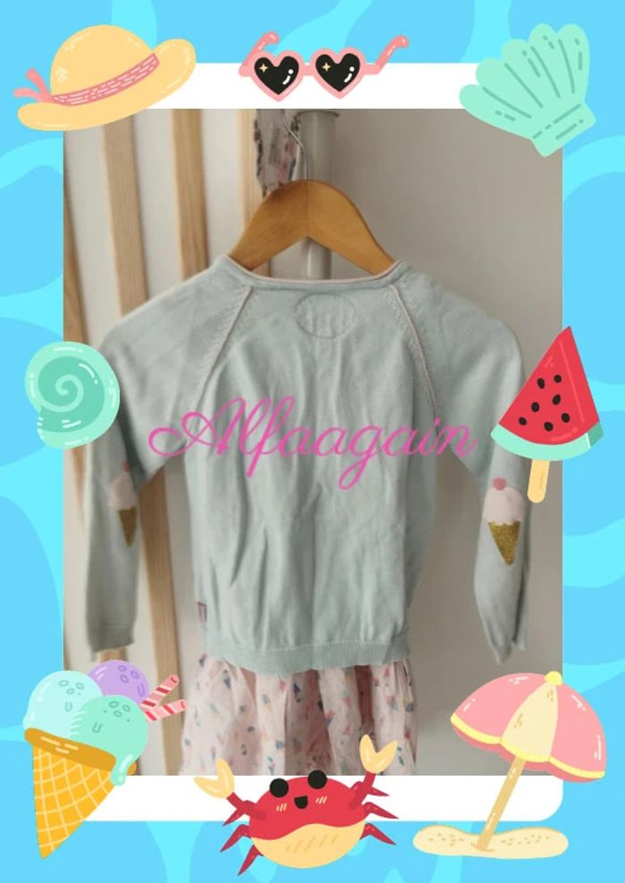 Ensemble robe gilet chapeau sergent major 5ans - photo numéro 14