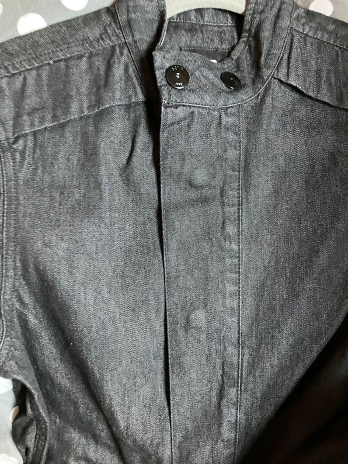 Superbe Combinaison d’été jean G star femme manche courte denim noir 36 - photo numéro 20