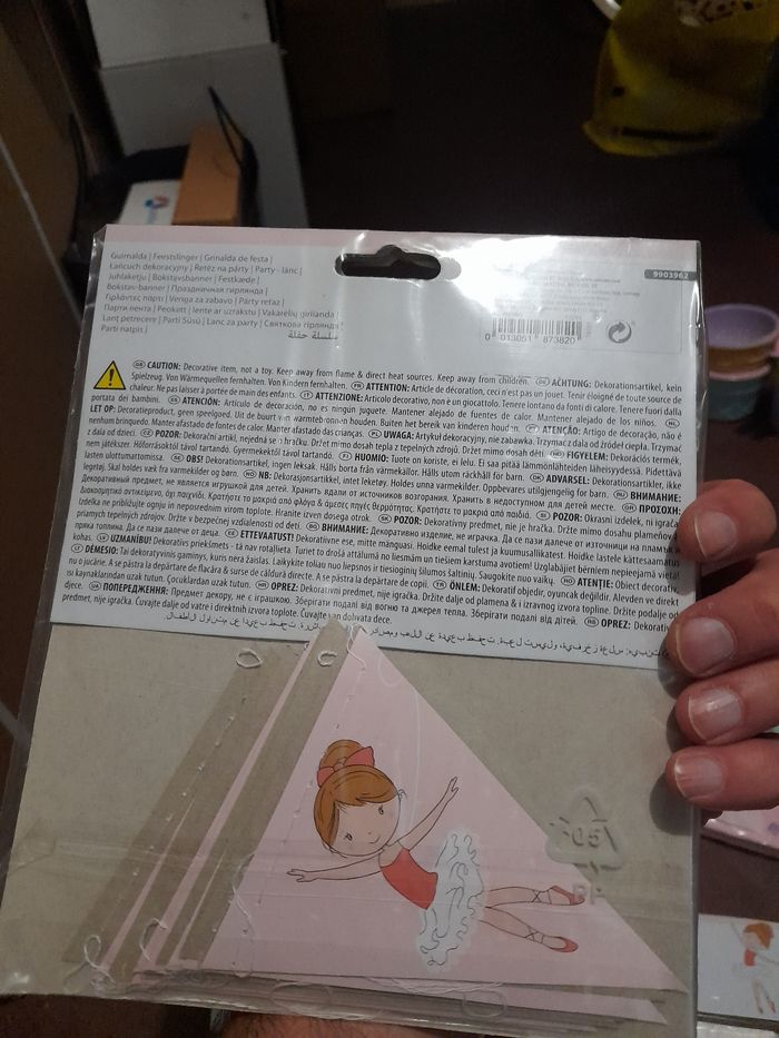 Lot de décos pour anniversaire danseuse - photo numéro 4