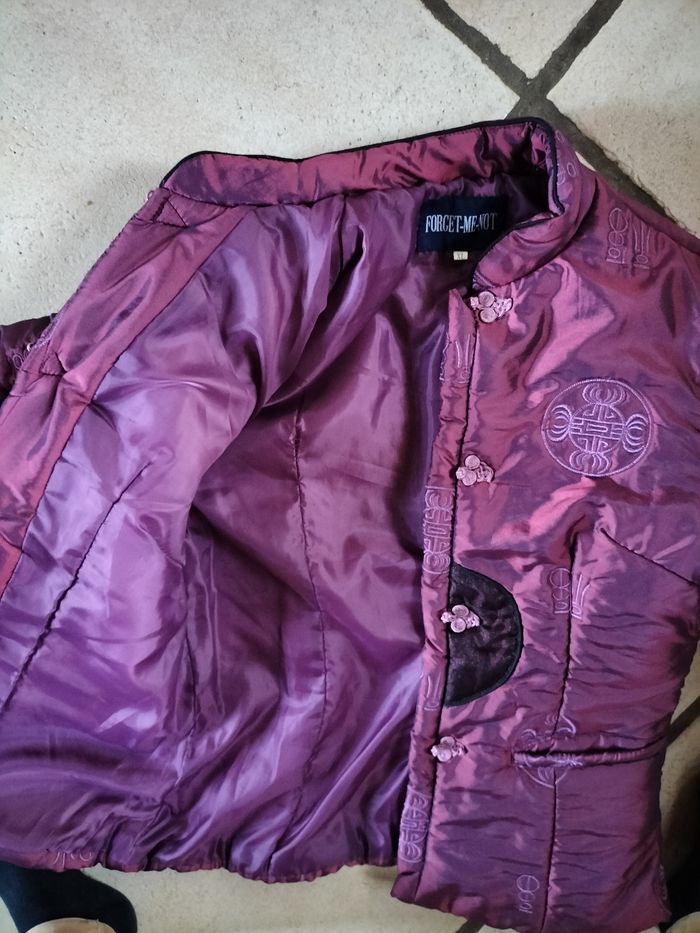 Doudoune  moyennement épaisse (forget-me-not) neuve sans étiquette - photo numéro 3