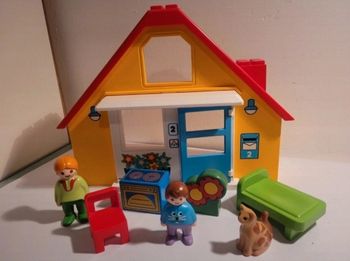 Maison et parc avec enfants Playmobil 123
