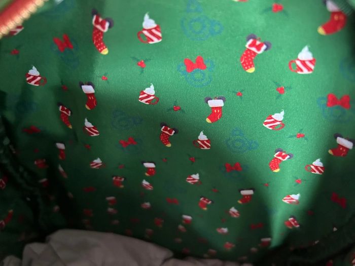 Sac à dos loungefly Disney thème Noël hiver cheminée - photo numéro 10