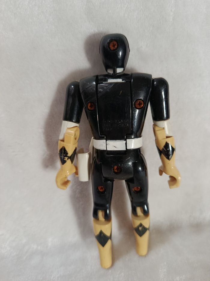 À saisir : figurine retro " Power Rangers noir " , bandaï , 1993 ! - photo numéro 4