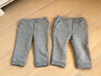 Lot 2 jogging chaud 12mois