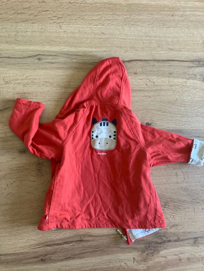 Veste réversible neuf Obaibi 6 mois - photo numéro 4