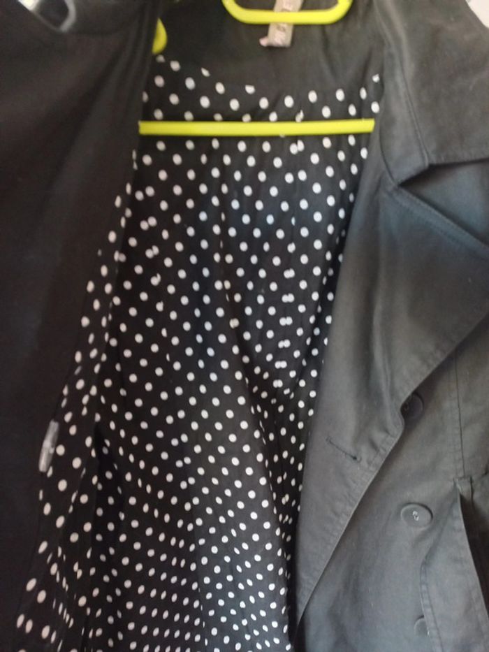 Veste noire avec ceinture - photo numéro 3