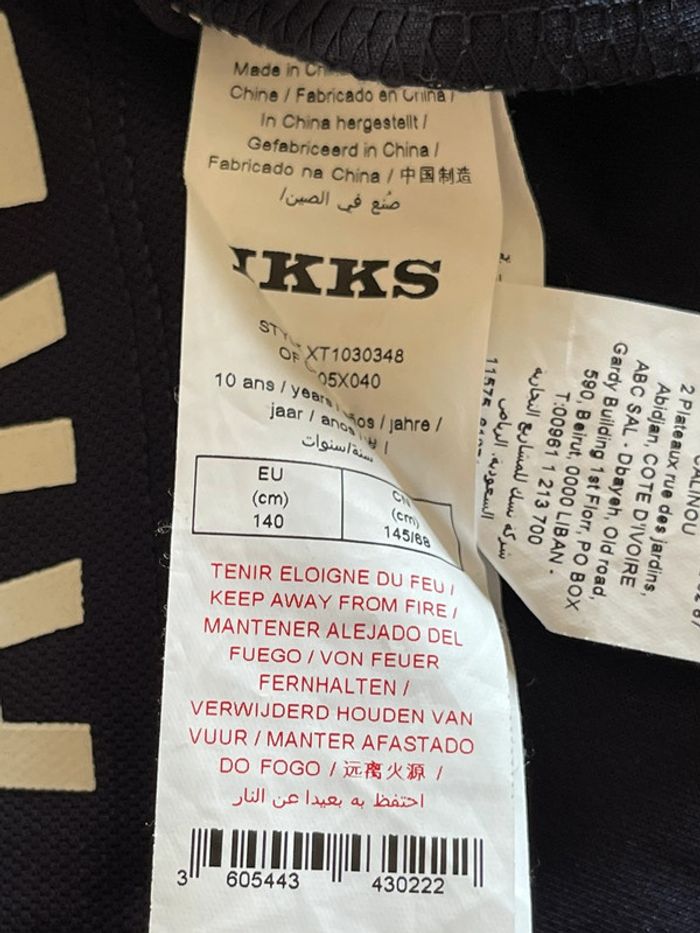 Tee shirt ikks taille 10 ans très bon état - photo numéro 9