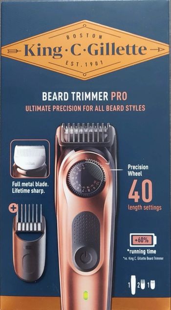 Tondeuse Gillette beard trimmer pro remise 30% code anniv30