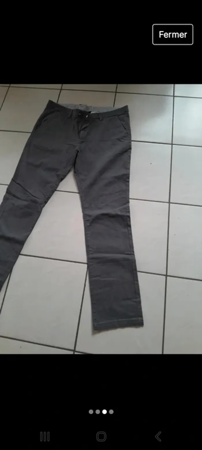 Pantalon gris 40 - photo numéro 3
