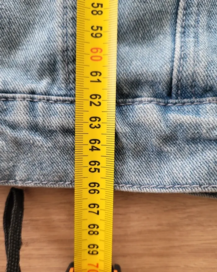 Veste en jean bleue claire Boohoo Man Taille XL ou 46 48 - photo numéro 17