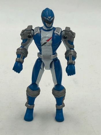 Figurine articulé Sentei Power Ranger bleu Bandai 2007