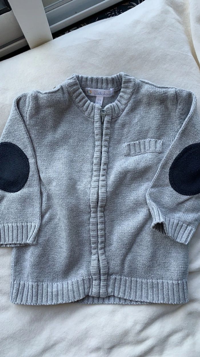 Lot 12 mois pull/gilet - photo numéro 4
