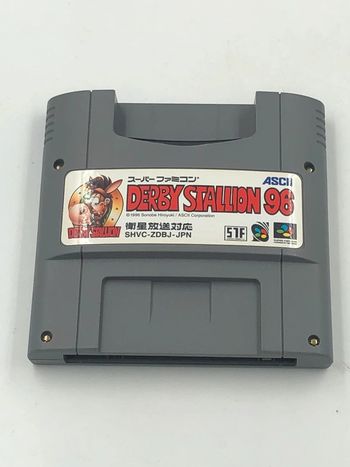Jeu vidéo Derby Stallion 96 sur console Nintendo Super Famicom