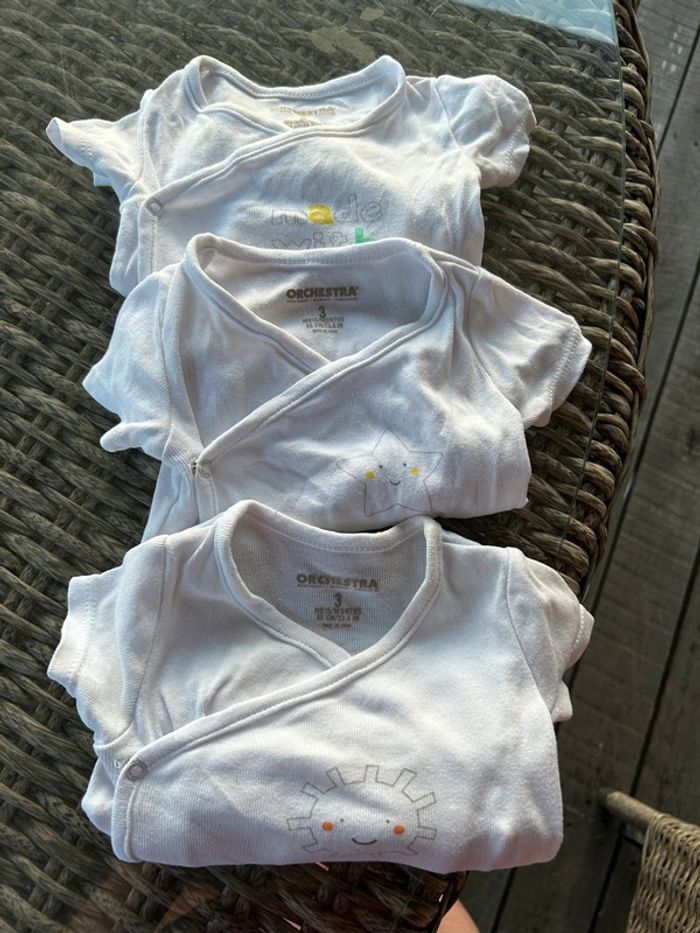 Lot de 7 bodies Orchestra fille – Taille 3 mois - photo numéro 4