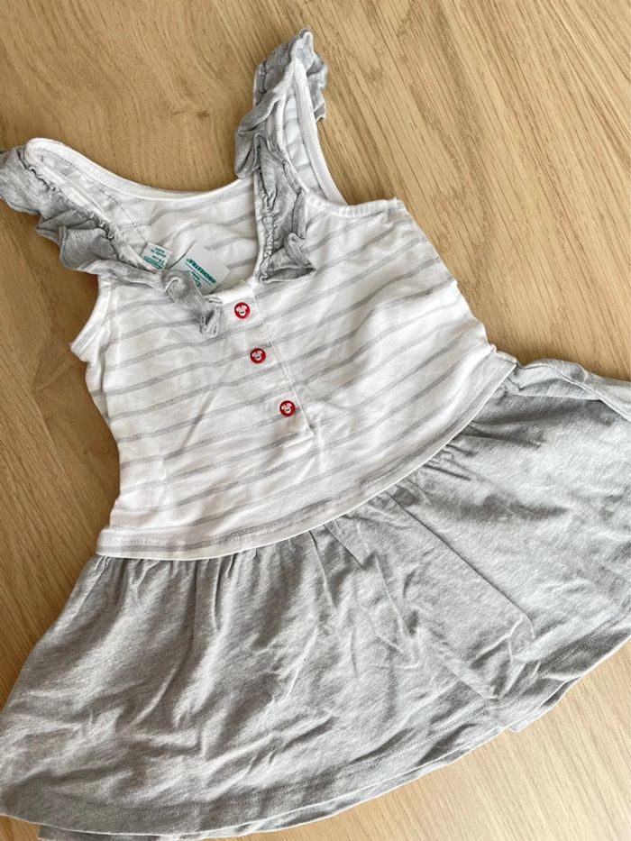 Robe Disney Minnie bébé fille 12 mois marinière - photo numéro 4