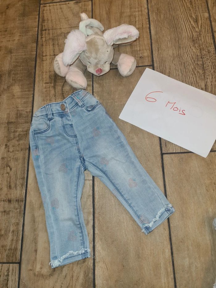 Pantalon jean bébé fille