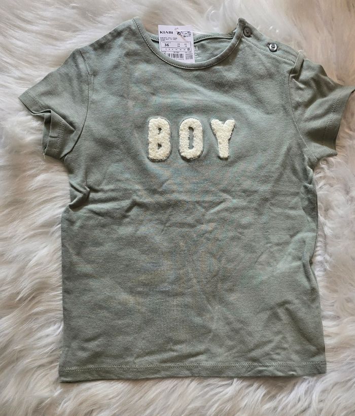 NEUFS (non portés) 🏷🏷💙🤩😍Ensemble teeshirt mc et pantalon 36mois garçon) - photo numéro 4