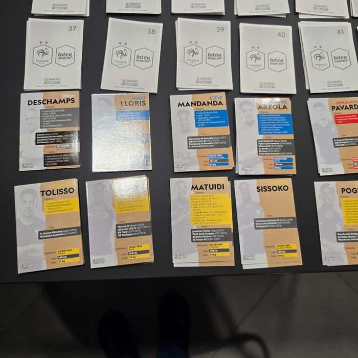 Lot 72 cartes de football Panina et intermarché - photo numéro 11