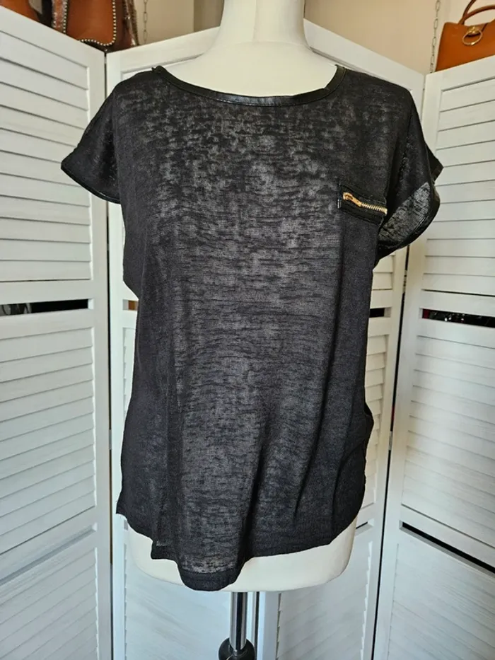 Top fluide transparent T.L - photo numéro 4