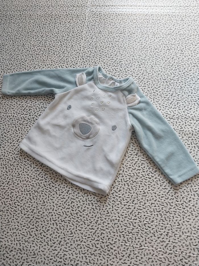 Haut de pyjama NPO Baby – 12 mois - photo numéro 2