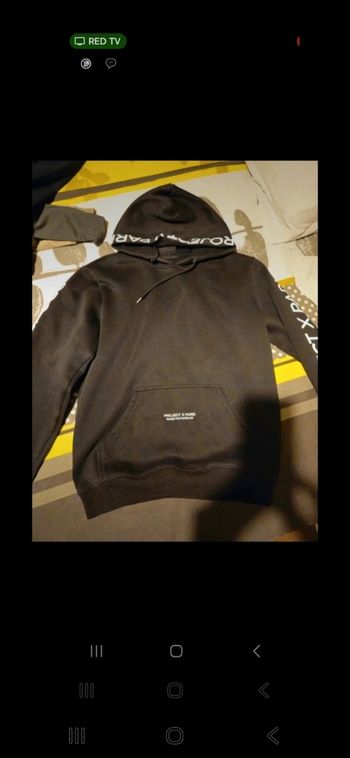Sweat à capuche noir homme Project X Paris taille M