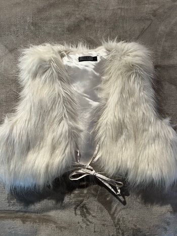 Gilet Fausse fourrure Only Blanc