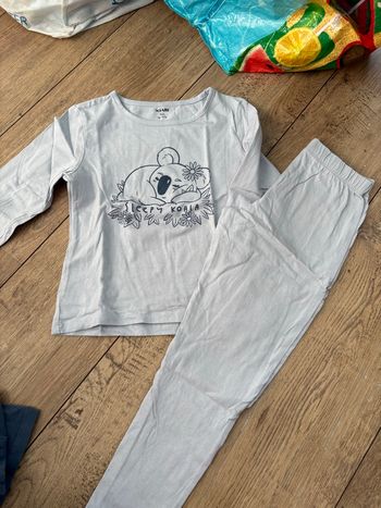 Pyjama fin bleu gris 5 ans 