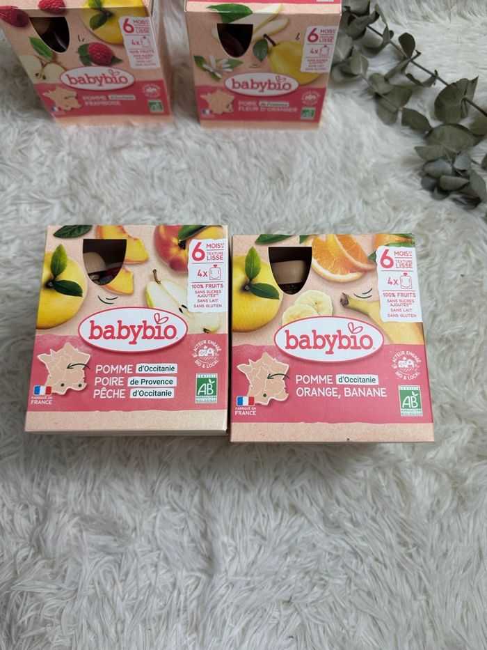 Lot de 6 boîtes de compotes Babybio - photo numéro 5