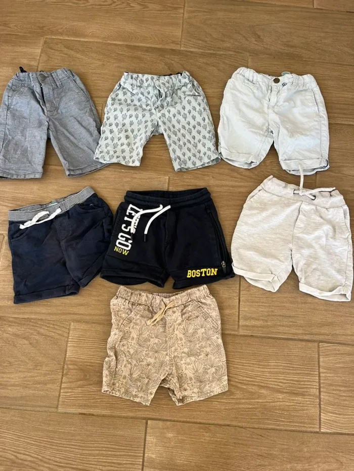 Lot shorts 3 ans garcon