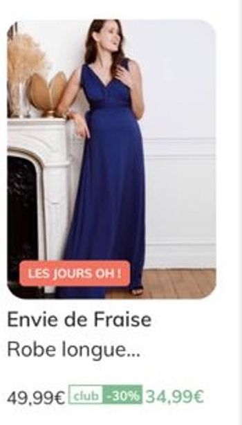 Robe longue grossesse