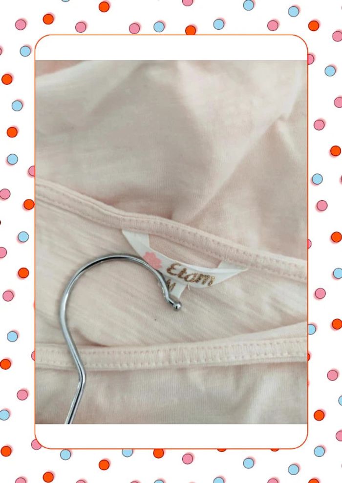 T shirt rose Etam. - photo numéro 2