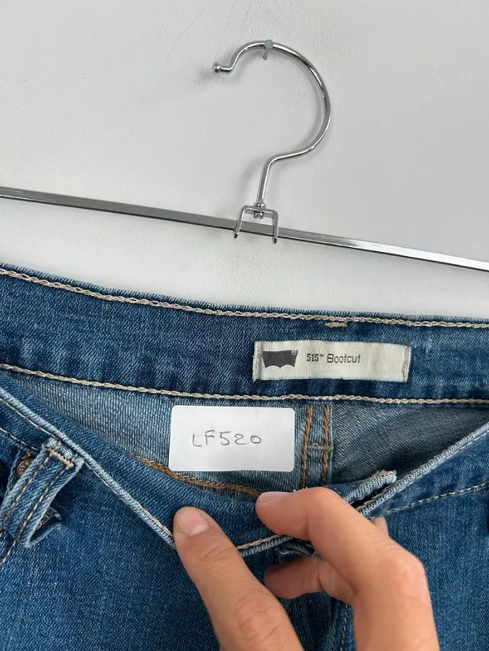 Jean Levi's Femme Bleu W31 L32 | 515 Bootcut | Taille FR42 | Très Bon État LF520 - photo numéro 4