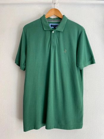 Polo Bayard vert taille L homme en coton