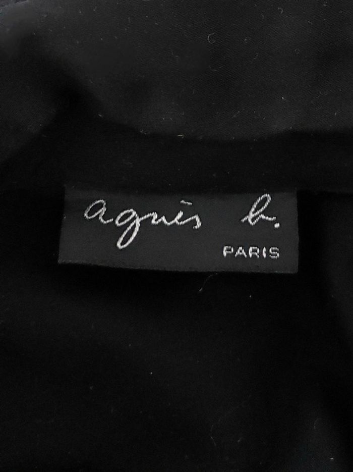 Robe chemise noire moulante vintage / Agnès B - 36/S à 38/M - photo numéro 10