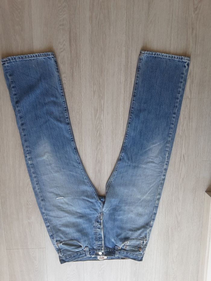 Pantalon jean marque Levi s strauss taille w  34 l 30 fermeture bouton - photo numéro 3